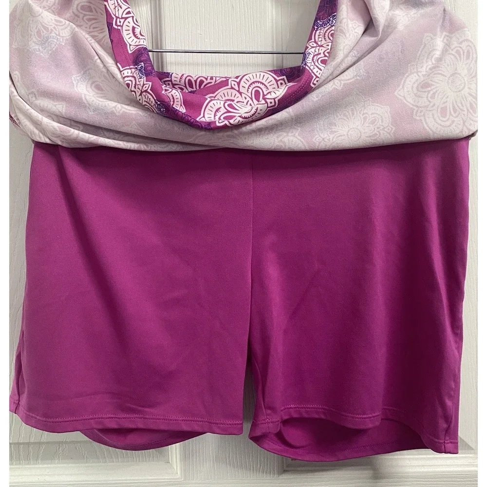 Tranquility by Colorado Clothing Women's Golf Skort‎ Pink/White/Purple Sz.M